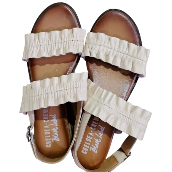 Chelsea crew Roche low wedge sandals - Picture 4 of 6